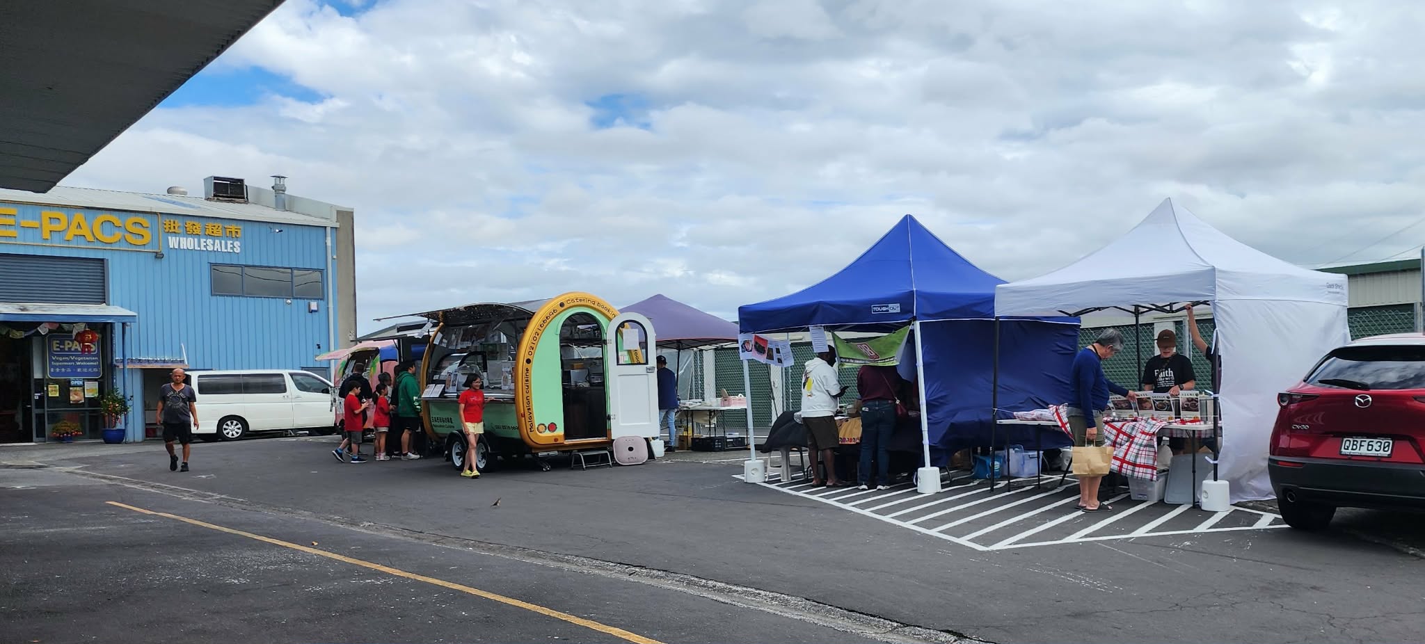 Malaysian food stalls every weekend